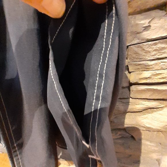 FALL NAUTICAL VEST - ALIA SPORT Sleeveless Jacket  Hoodie Navy Blue zip Size L - Picture 4 of 10